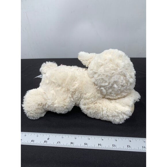 Demdaco Nat & Jules Lay Me Down To Sleep Lamb Plush Toy Pink blanket Silver Cros - Picture 6 of 7